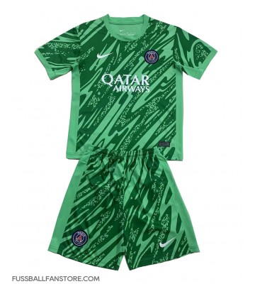 Paris Saint-Germain Torwart Replik Heimtrikot Kinder 2024-25 Kurzarm (+ Kurze Hosen)